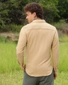 Shop Men's Buff Beige Textured Shirt-Design