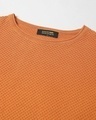 Shop Men's Burnt Orange Flat Knit Sweater