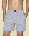 Shop Men's Bus Grey All Over Printed Boxer-Front