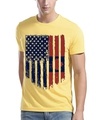 Shop Men's Canada Flag Printed Cotton T-shirt-Front