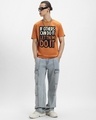 Shop Men's Caramel Orange If Others Typography T-shirt-Full