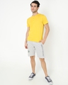 Shop Men's Ceylon Yellow Half Sleeve Henley T-shirt-Full
