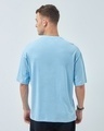 Shop Men's Blue Oversized T-shirt-Design