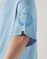 Shop Men's Chambray Blue Style Is Mandatory Graphic Printed Oversized T-shirt