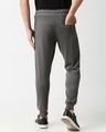 Shop Men's Charcoal Grey Joggers-Design