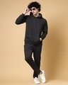 Shop Men's Charcoal Grey Oversized Co-ordinates-Front