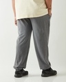 Shop Men's Charcoal Grey Oversized Plus Size Acid Wash Joggers-Design