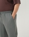 Shop Men's Charcoal Grey Oversized Plus Size Joggers