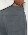Shop Men's Charcoal Grey Melange Hogwarts Graphic Printed Oversized Joggers
