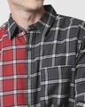 Shop Men's Checks Colorblock Shirt