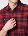 Shop Men's Checks Double Pocket Shirt