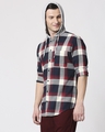 Shop Men's Checks Hoodie Shirt-Design