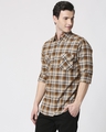 Shop Men's Checks Pocket Casual Shirt-Design