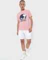 Shop Men's Cheeky Pink Far Out Graphic Printed T-shirt-Full
