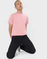 Shop Men's Cheeky Pink Henley T-shirt-Front