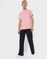 Shop Men's Cheeky Pink Henley T-shirt-Full