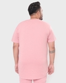 Shop Men's Cheeky Pink High Low Plus Size Pocket T-shirt-Design