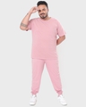 Shop Men's Cheeky Pink Plus Size Joggers-Full