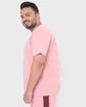 Shop Men's Cheeky Pink Plus Size T-shirt-Design