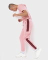 Shop Men's Cheeky Pink Pocket Side Panel Relaxed Fit Joggers-Full