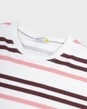 Shop Men's Cheeky Pink Stripe Oversized Fit T-shirt