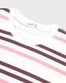 Shop Men's Cheeky Pink Stripe Plus Size T-shirt