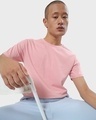 Shop Men's Cheeky Pink T-shirt-Front