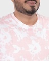 Shop Men's Cheeky Pink Tie & Dye Plus Size T-shirt-Full