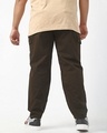Shop Men's Chocolate Brown Baggy Oversized Plus Size Cargo Pants-Design