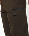 Shop Men's Chocolate Brown Baggy Oversized Plus Size Cargo Pants