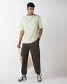 Shop Men's Chocolate Brown Oversized Cargo Joggers