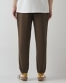 Shop Men's Chocolate Brown Oversized Joggers-Full