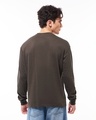 Shop Men's Chocolate Brown Oversized T-shirt-Full