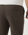 Shop Men's Chocolate Brown Textured Oversized Plus Size Parachute Pants