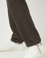 Shop Men's Chocolate Brown Textured Oversized Plus Size Parachute Pants