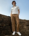 Shop Men's Chocolate Brown Relaxed Fit Pants-Full