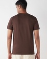 Shop Men's Chocolate Brown Swagat Typography T-shirt-Design