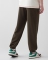 Shop Men's Chocolate Brown Textured Joggers-Design