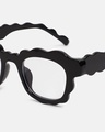 Shop Men's Clear Wayfarer Polarised Lens Sunglasses