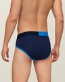 Shop Pack of 3 Men's Color Block Dualist Antimicrobial Micro Modal Briefs-Full