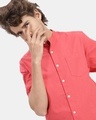 Shop Men's Coral Pink Shirt