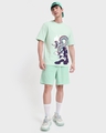 Shop Men's Green Snakest Yle Graphic Printed Oversized T-shirt