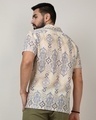 Shop Men's Cream & Blue All Over Printed Shirt-Design