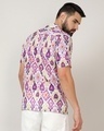 Shop Men's Cream & Lavender All Over Printed Shirt-Design