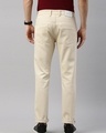 Shop Men's Cream Slim Fit Jeans-Full