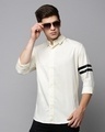 Shop Men's Cream Slim Fit Shirt-Front