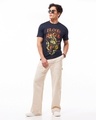 Shop Men's Dark Blue Blood Dragon Graphic Printed T-shirt-Design