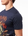 Shop Men's Dark Blue Blood Dragon Graphic Printed T-shirt