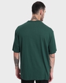 Shop Men's Dark Forest Green Oversized T-shirt-Design