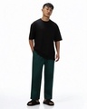 Shop Men's Dark Green Pyjamas-Full